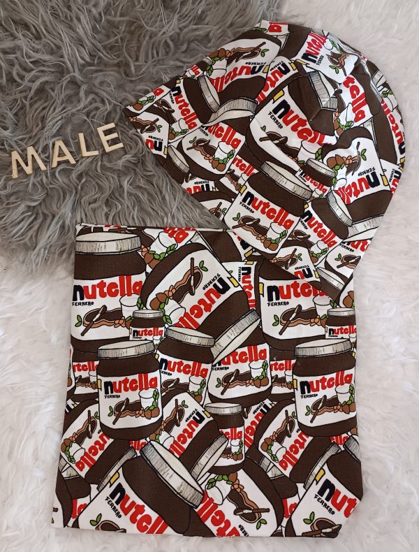 ČEPICE A NÁKRČNÍK NUTELLA