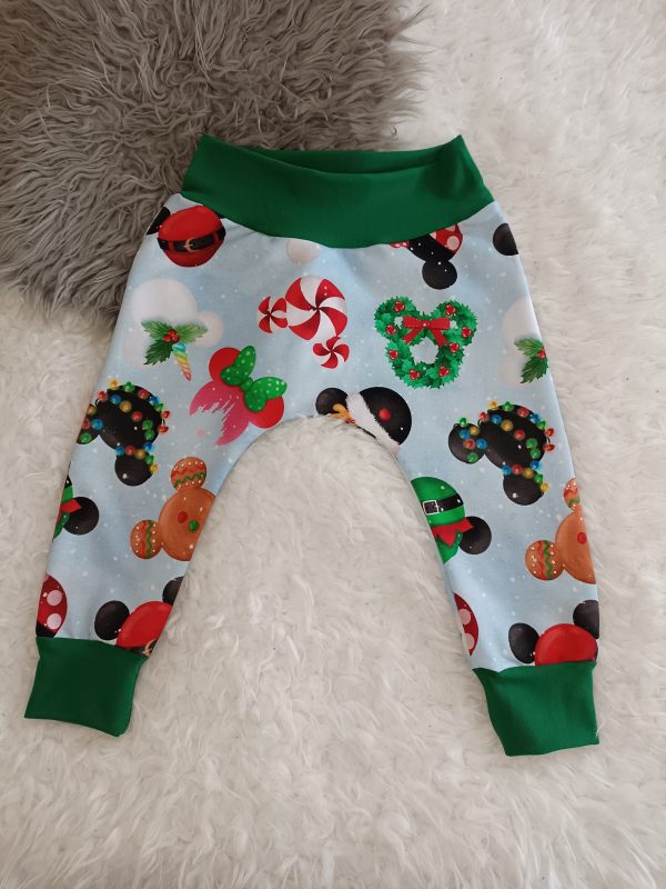 TEPLÁKY S KULATÝM SEDEM Vánoční Mickey