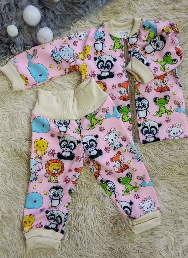 SOFT BUNDA + KALHOTY růžová vel. 74